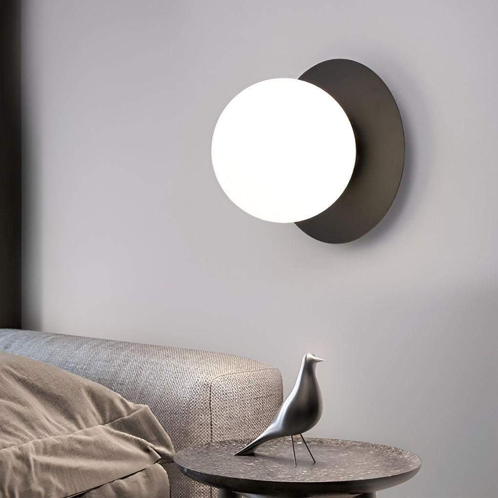 Round Glass Ball 12W LED Modern Wall Lamp Wall Sconce Lighting