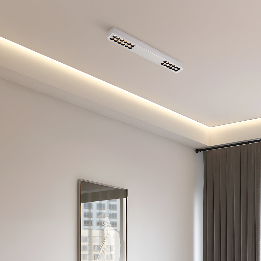 Square/Rectangle Aluminum LED Flush Mounted Ceiling Downlight