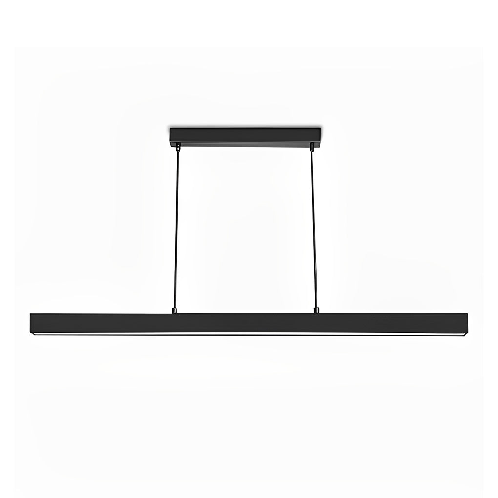 30'' Rectangular Modern Black Pendant Light Vintage Pendant Lighting