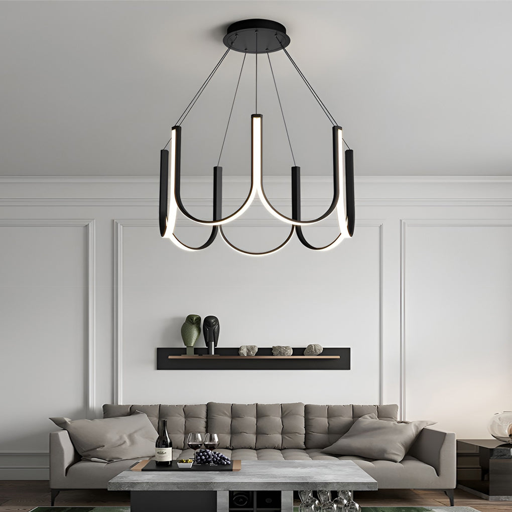 Minimalist 3 Step Dimming LED Nordic Chandelier Hanging Ceiling Lamp