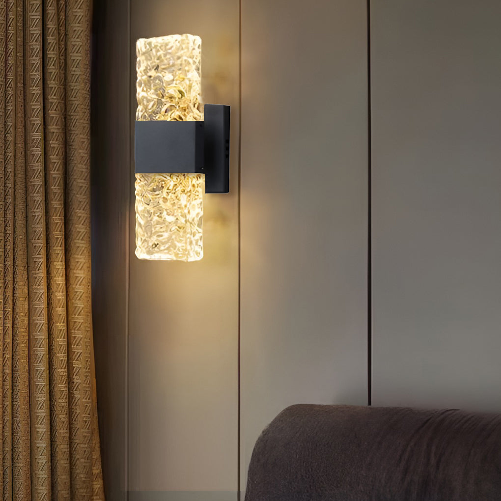 [Clearance Sale] Creative Crystal Up and Down Lights LED Electroplated Modern Wall Sconces