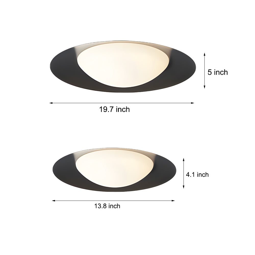 1-Light Round LED Flush Mount Ceiling Light