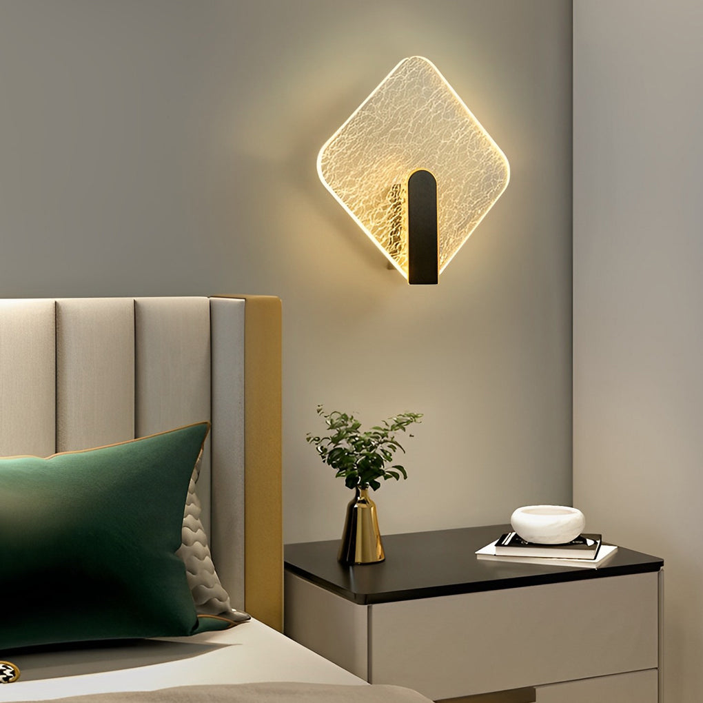 Minimalist Round Square LED Creative Modern Wall Lamp Bedside Lights