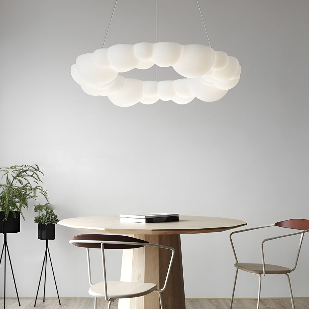 Creative Bubble Clouds Shaped Stepless Dimming LED Nordic Ceiling Light