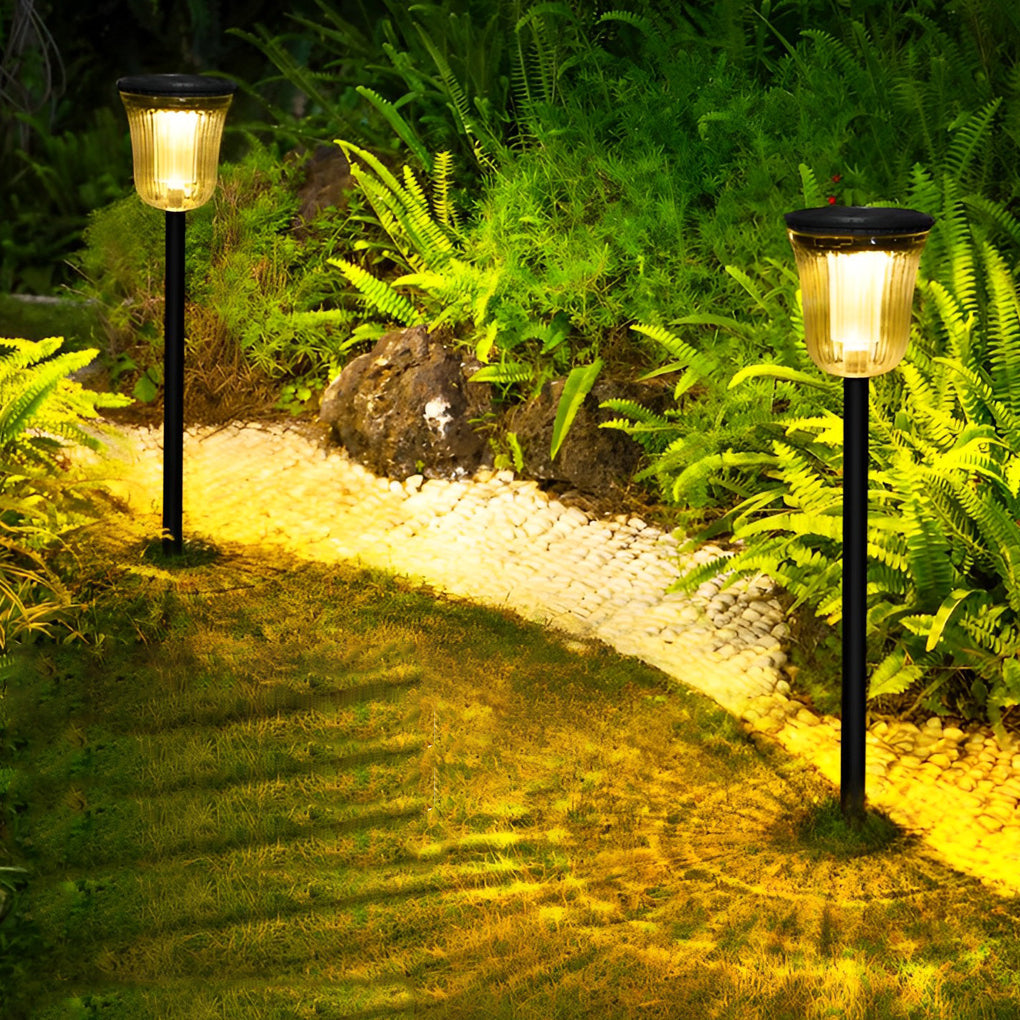 2Pcs Round Waterproof LED Intelligent Motion Sensor Solar Lawn Lights