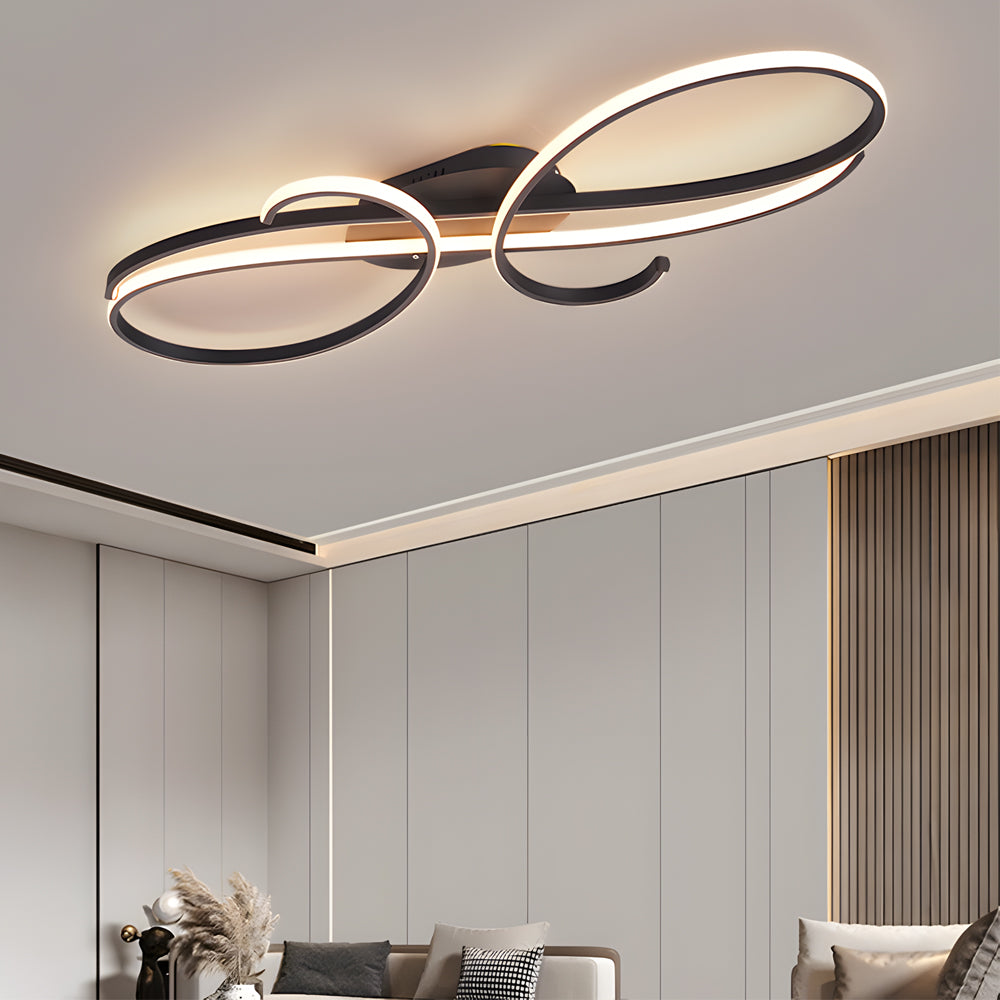 Musical Symbols Aluminum LED Ceiling Lights Ceiling Lighting