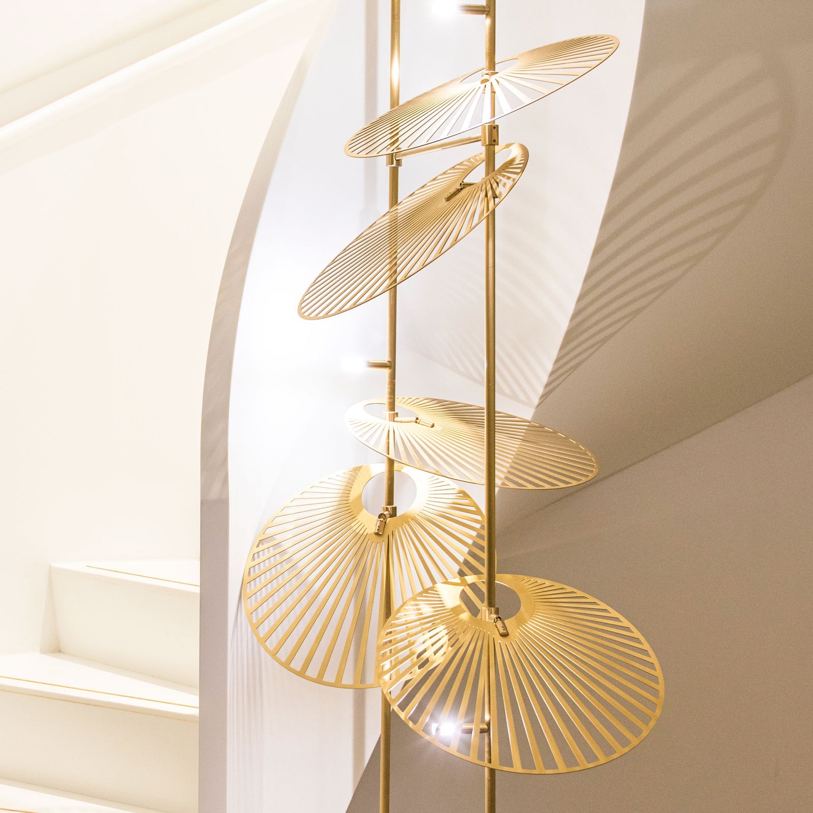 Cattail Leaf Chandelier