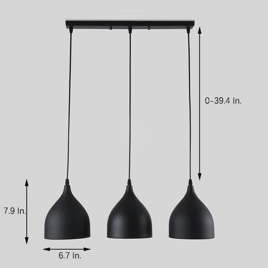 3-light LED Modern Pendant Lights Hanging Lamp Island Lights Chandelier