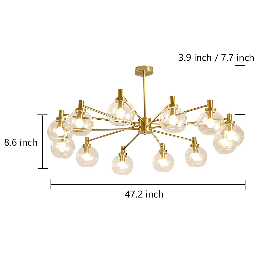 Sputnik Design LED Modern Ceiling Lights Flush Mount Lighting Hanging Light