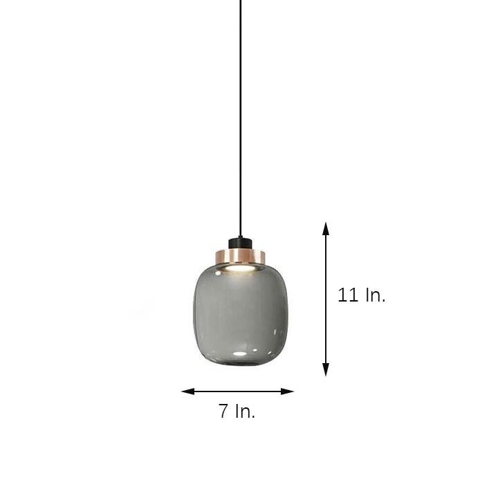 Round Globe LED Nordic Glass Pendant Light Hanging Lamp Island Lights