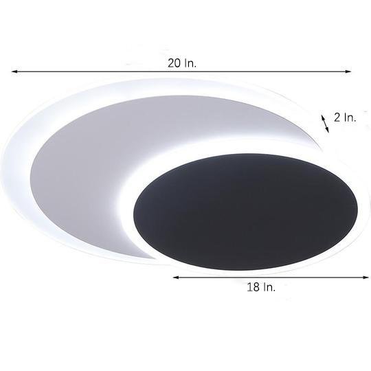 2 Circle Flush Mount Ceiling Light for Living Room LED Baby Kids Lights