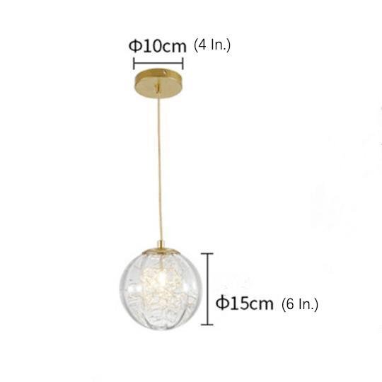 Nordic Artistic Glass Pendant Lighting Globe Pendant Lighting