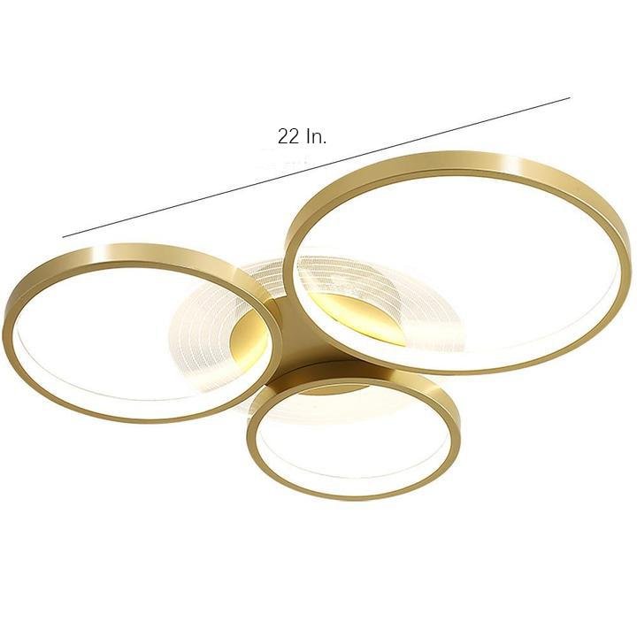 Circles LED Nordic Ceiling Lights Flush Mount Lighting Ceiling Lamp