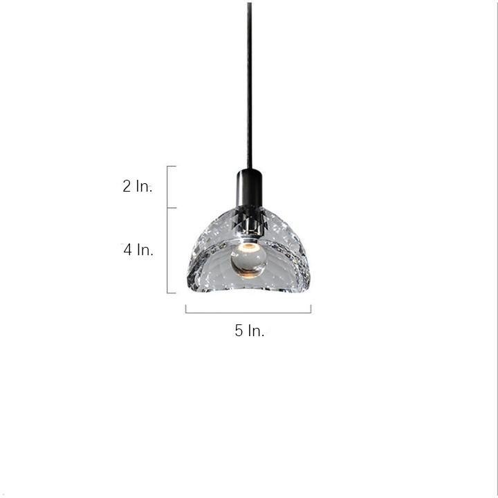 LED Nordic Crystal Pendant Lighting Island Lights Hanging Lamp Chandelier