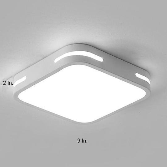 Square Modern Flush Mount Entryway Light Hallway LED Ceiling Light