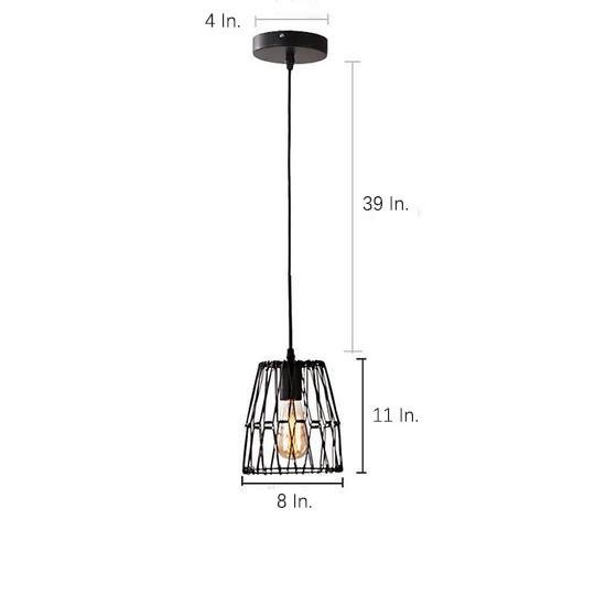 Wire Lantern Island Kitchen Pendant Lighting Country Metal Pendant Lighting