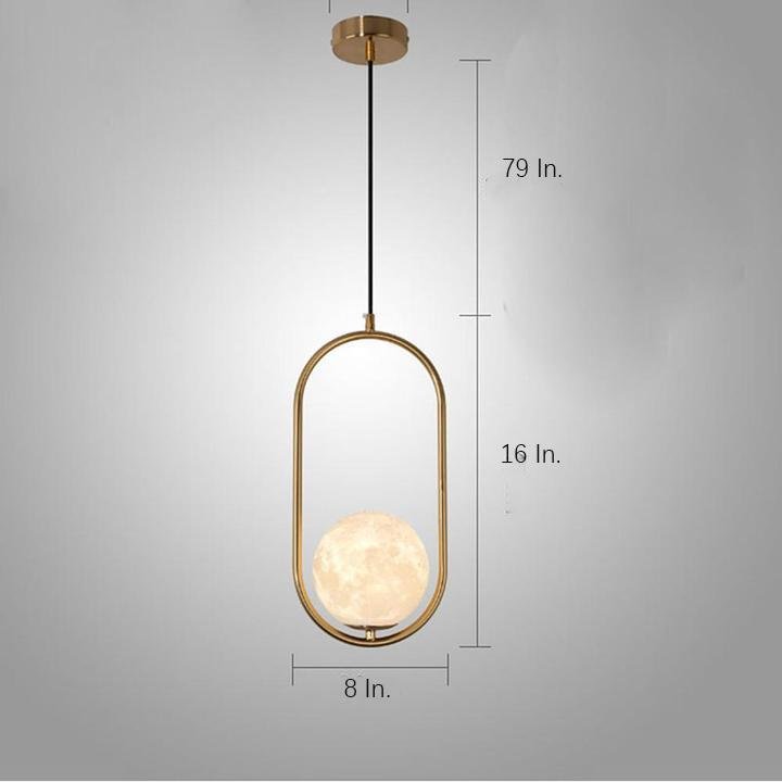 Globe Rectangular Rounded Corners Pendant Light Shades LED Ceiling Lights