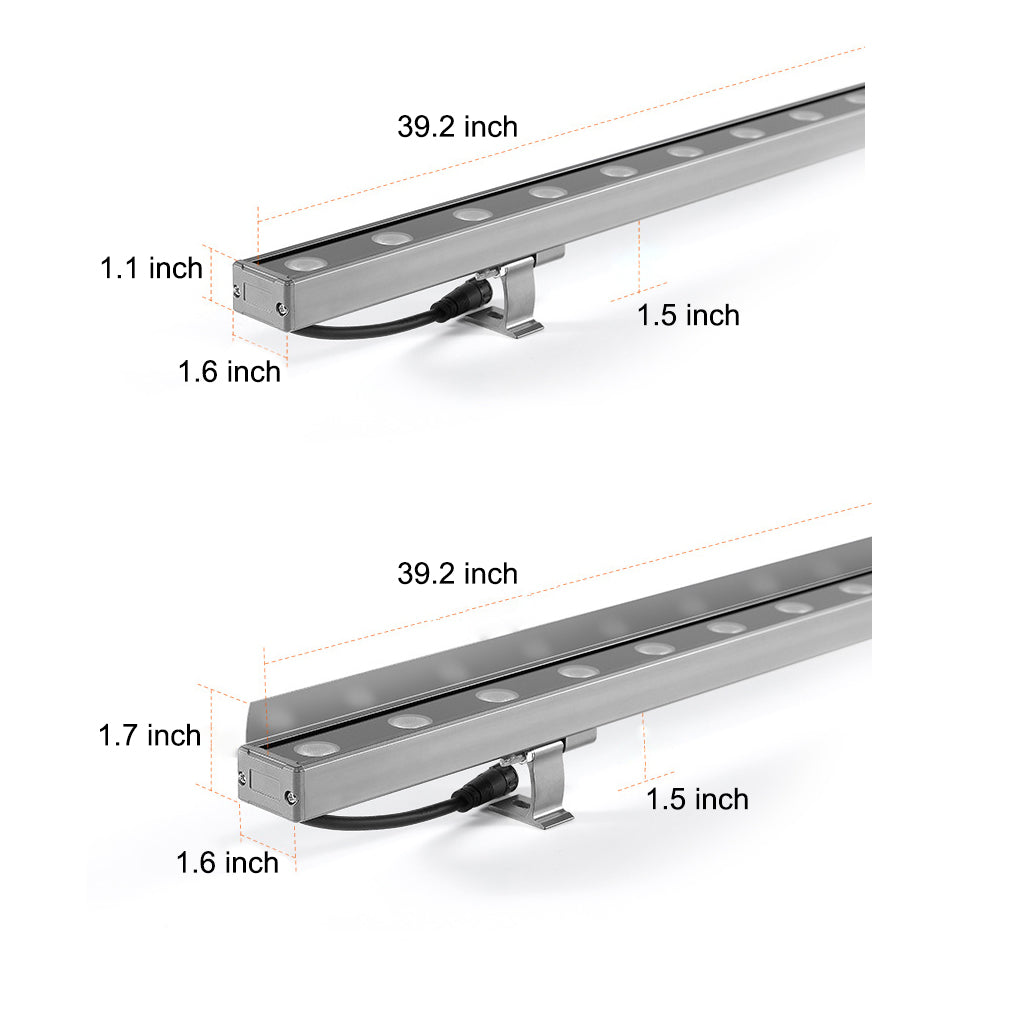 Waterproof Outdoor Low Voltage Light Bar LED Linear Wall Washer Lights