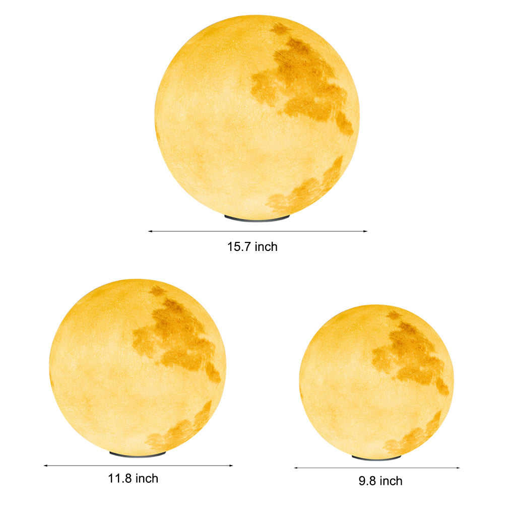 Moon Waterproof LED Modern Solar Post Caps Lights Pillar Light