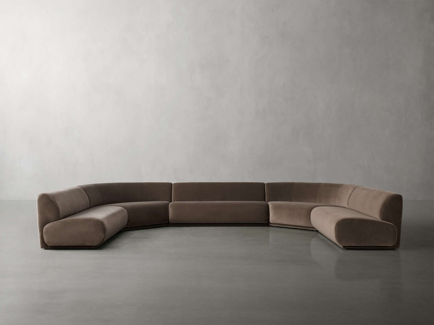 Gianni Five-Piece Large Curved Sectional