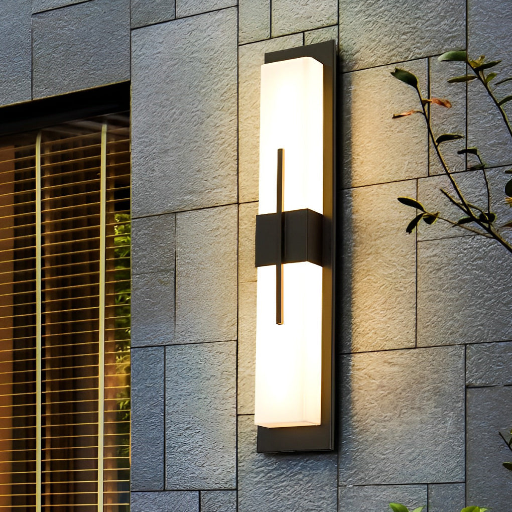 [Clearance Sale] Creative Rectangular LED Waterproof Black Modern Outdoor Wall Lamp