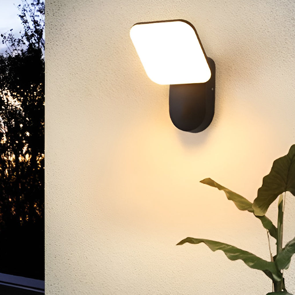 Square LED 12w Waterproof Modern Outdoor Wall Lamp Wall Sconces Lighting