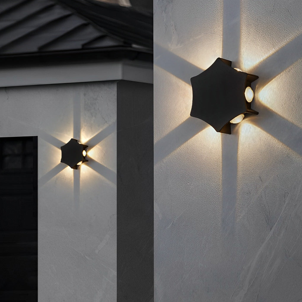 Four Way Wall Light Facade Light Outdoor LED 8W 4W 19W 6W Waterproof