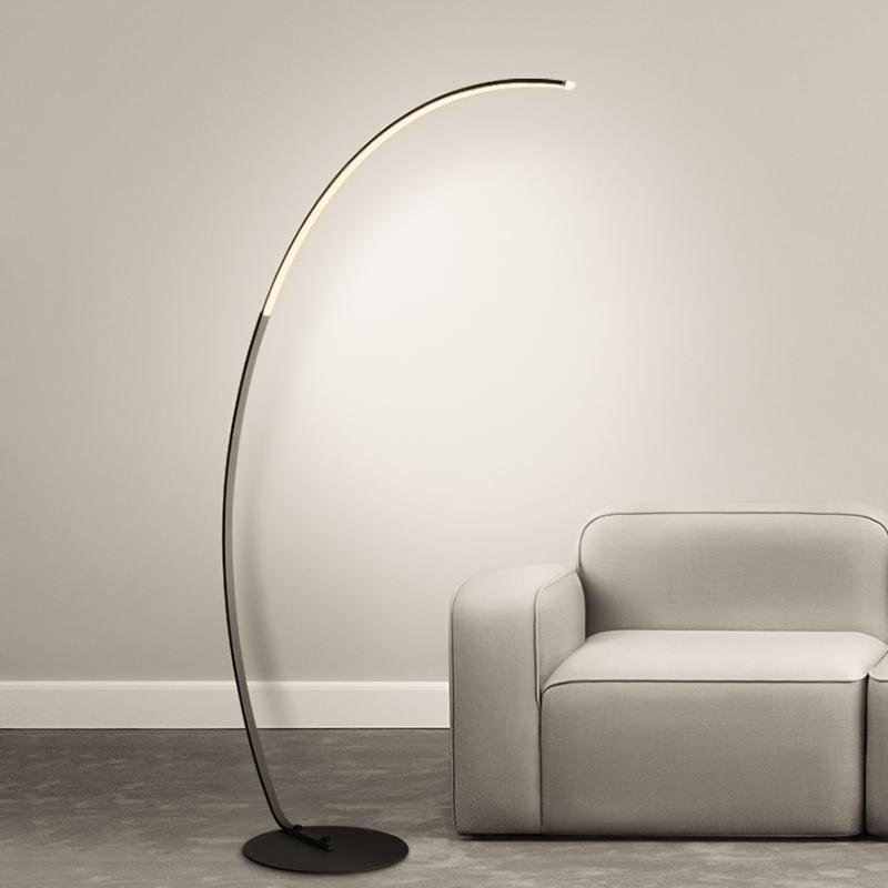 Strip LED Arc Floor Lamps