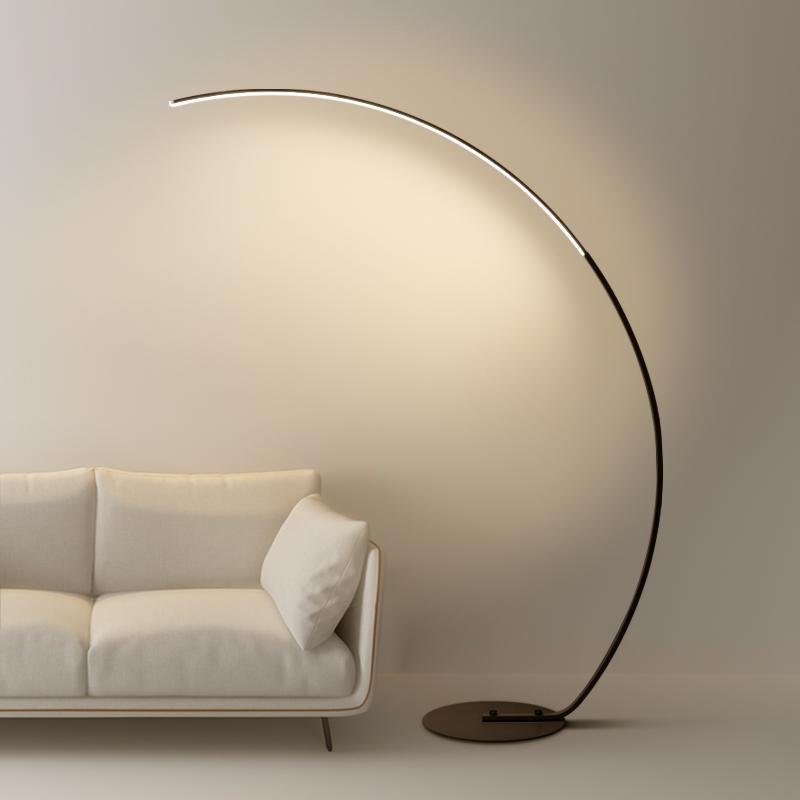 Strip LED Arc Floor Lamps