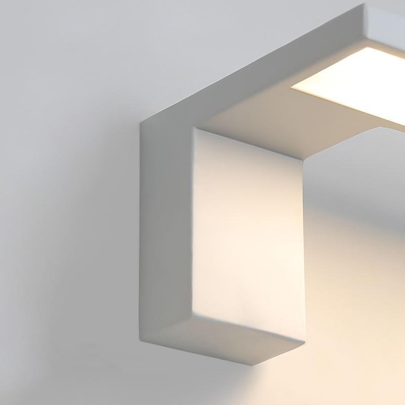 Modern LED L Shaped Black White Wall Sconce