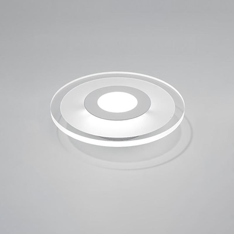 Modern Flush Mount Light Concentric Circle Flower Shaped Light