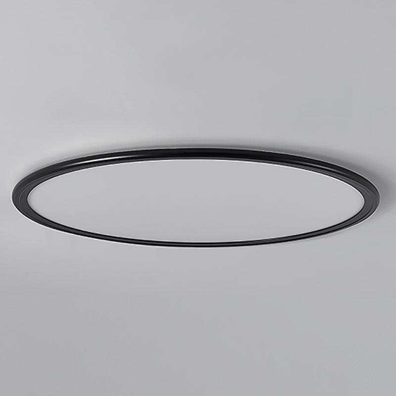 16'' Modern LED Ultrathin White Black Flush Mount Lights Circle Ceiling Lights