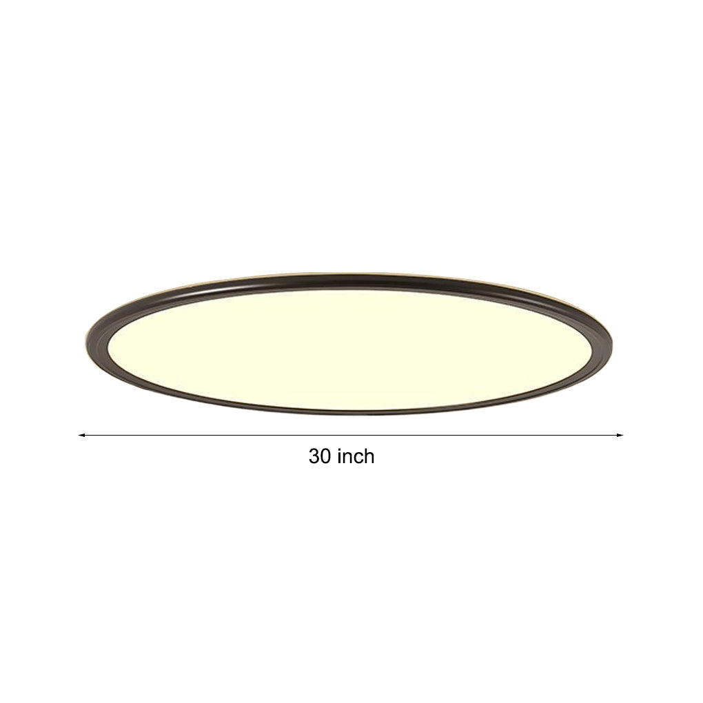 30'' Round LED Ultrathin Flush Mount Modern Lighting