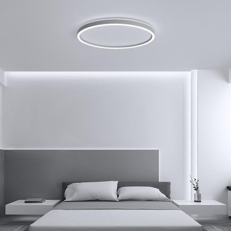 Modern Circle Halo Shaped Flush Mount Llight Bedroom Ceiling Lights