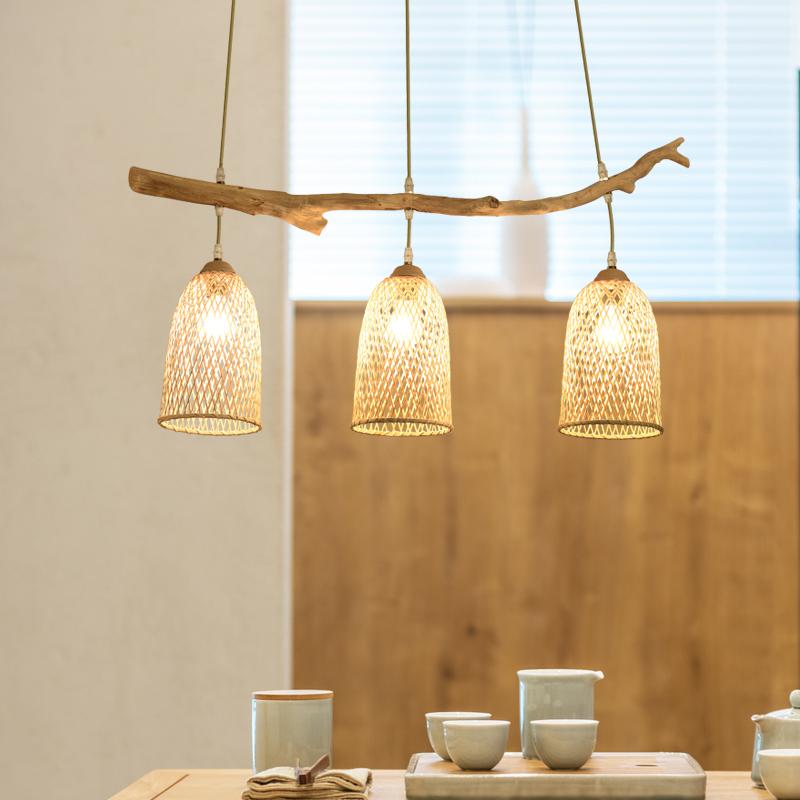 Tiny Delicate Wood Chandelier for Decoration