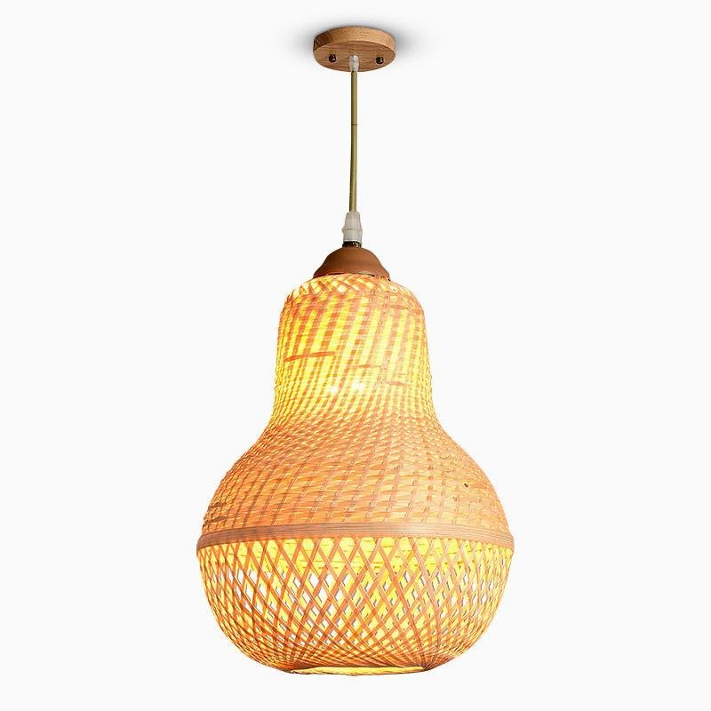 Peach Inspired Burlywood Colored Pendant Light for Living Room Unique Ceiling Light