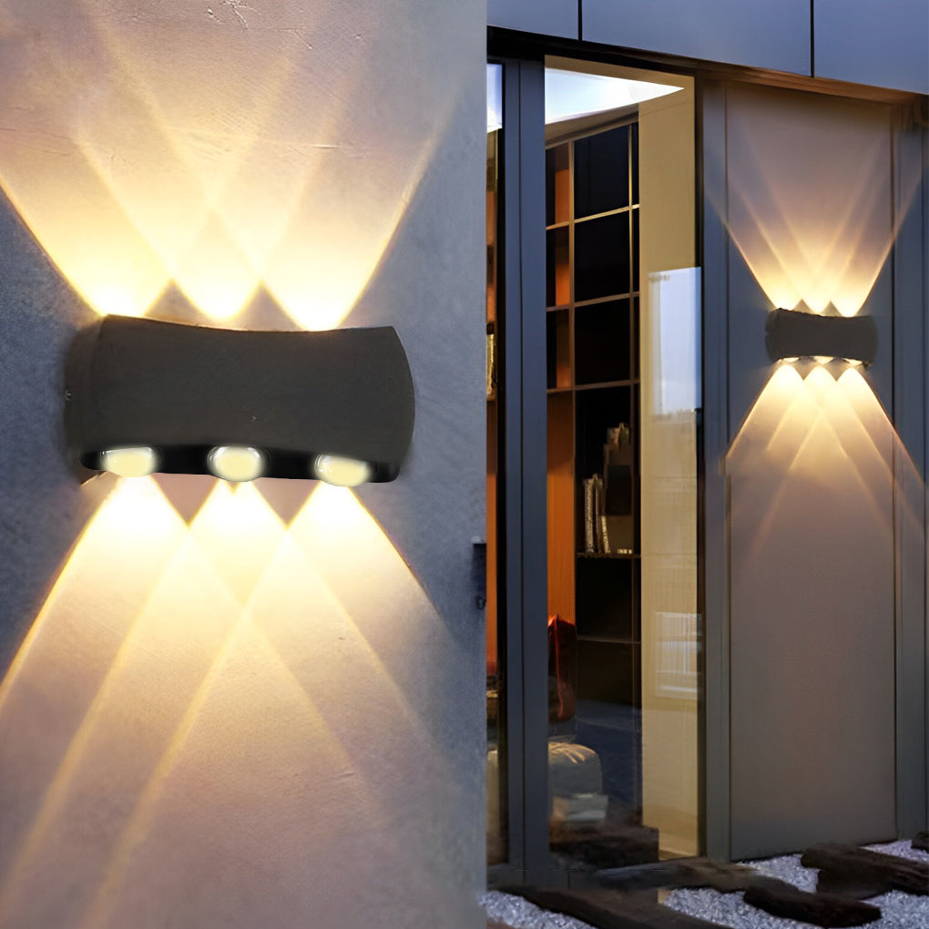 Outdoor Up Down Light LED Waterproof Exterior Aluminum Wall Lights