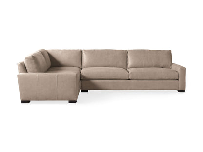 Remington Leather Two-Piece Sectional