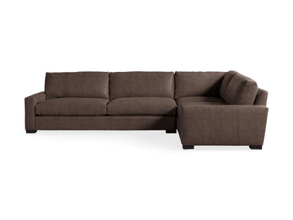 Remington Leather Two-Piece Sectional