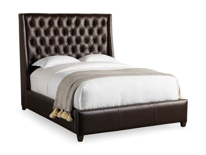 Devereaux Leather Tufted Bed