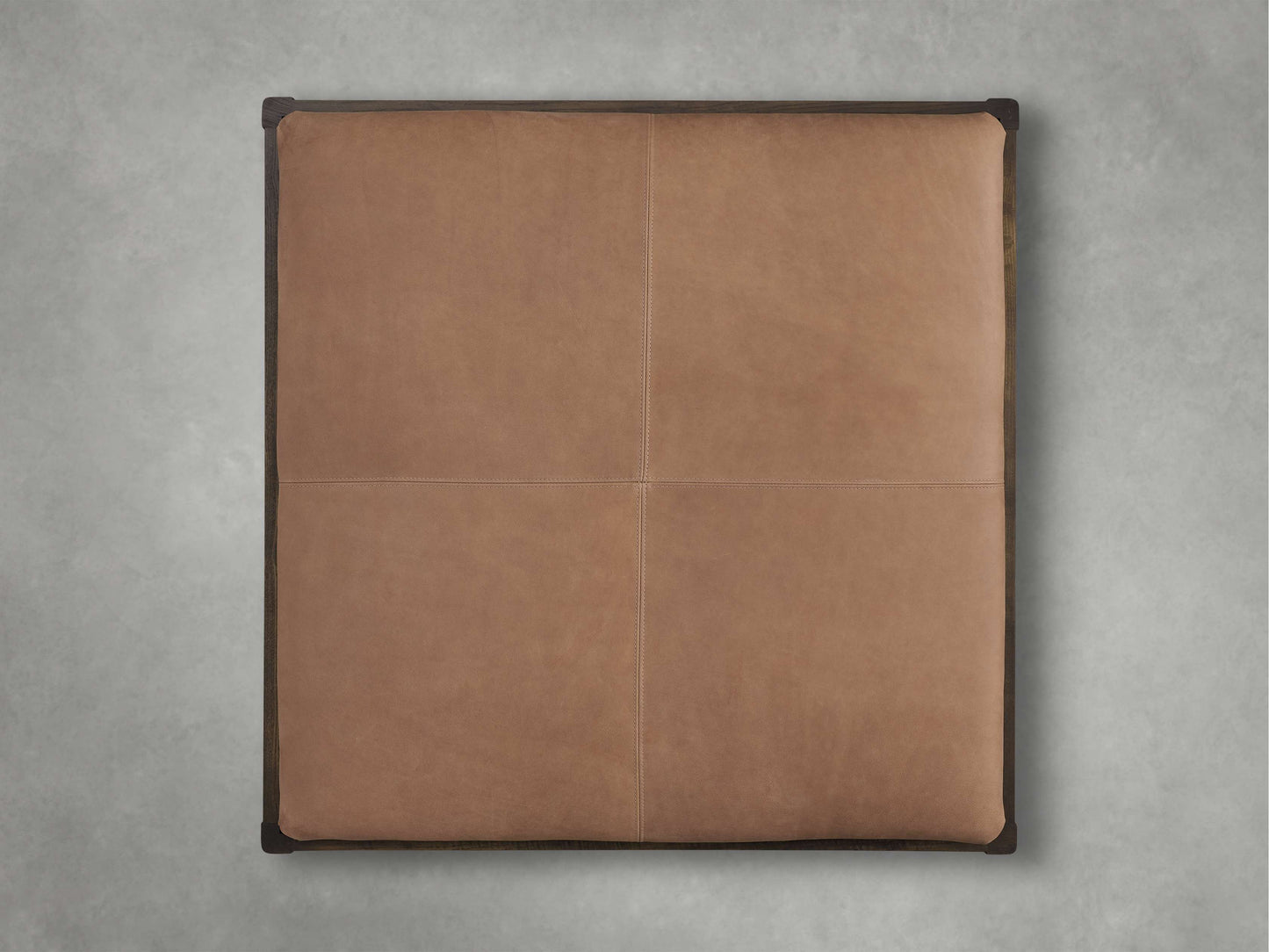 Kent Leather Ottoman