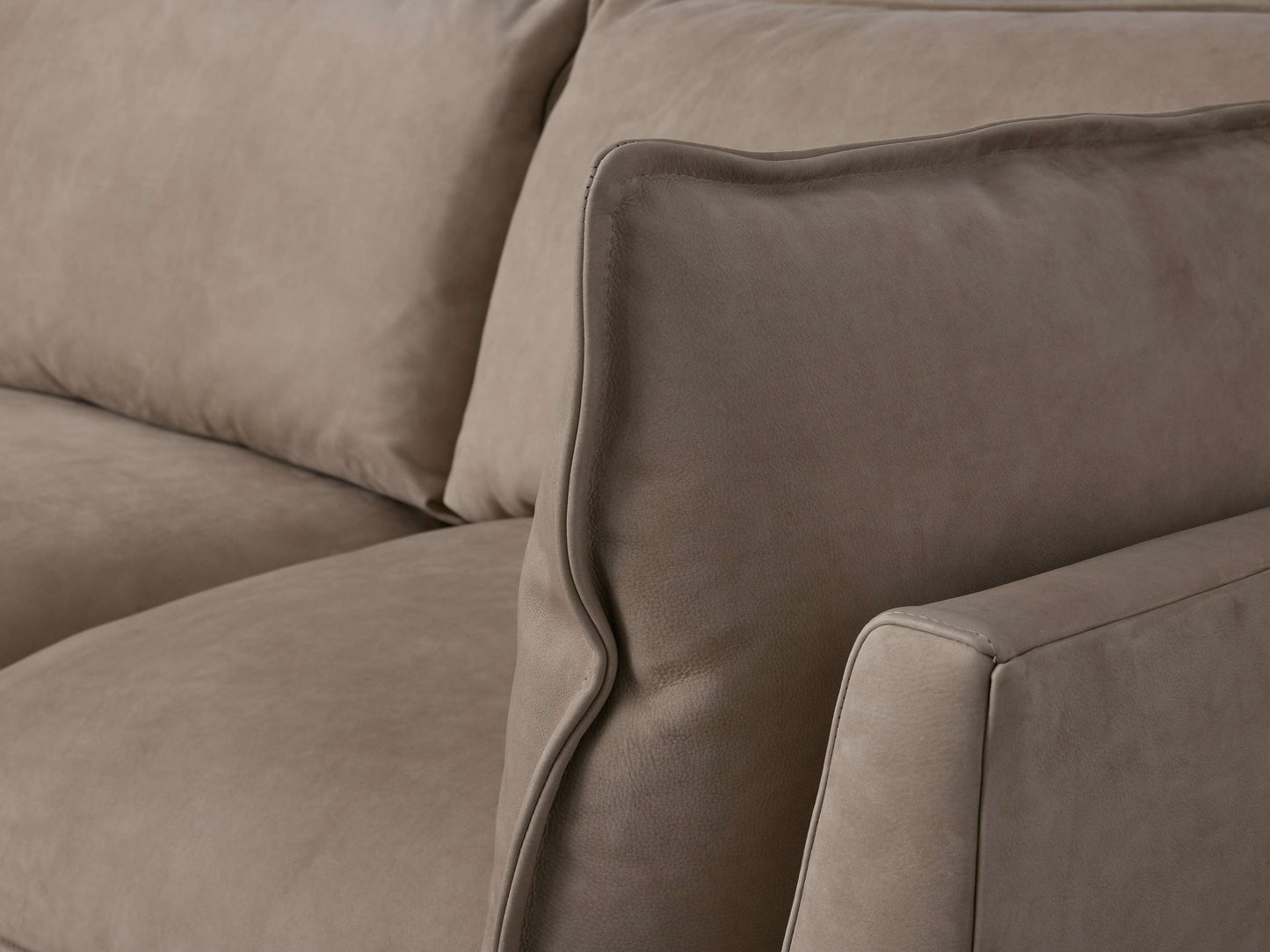 Owen Nubuck Leather Five-Piece Sectional