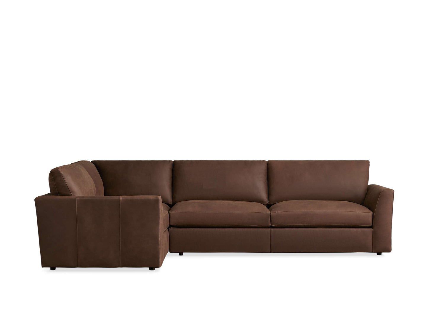 Vernon Leather Two-Piece Sectional