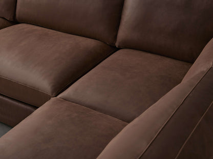 Vernon Leather Two-Piece Sectional