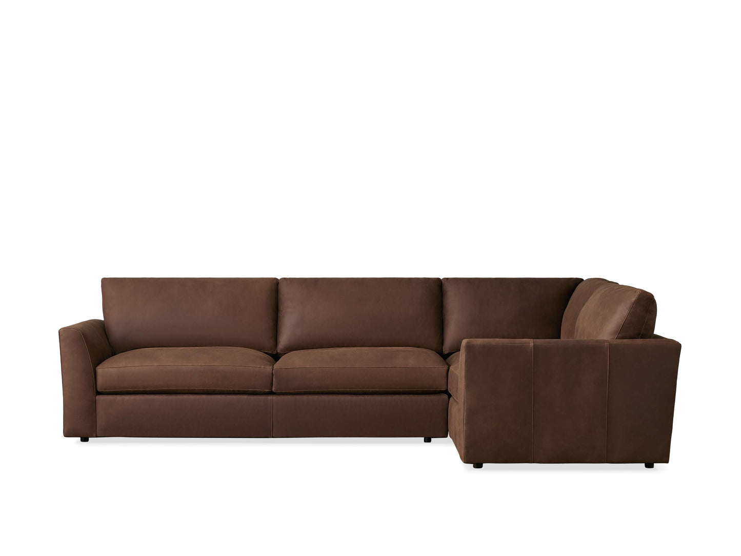 Vernon Leather Two-Piece Sectional