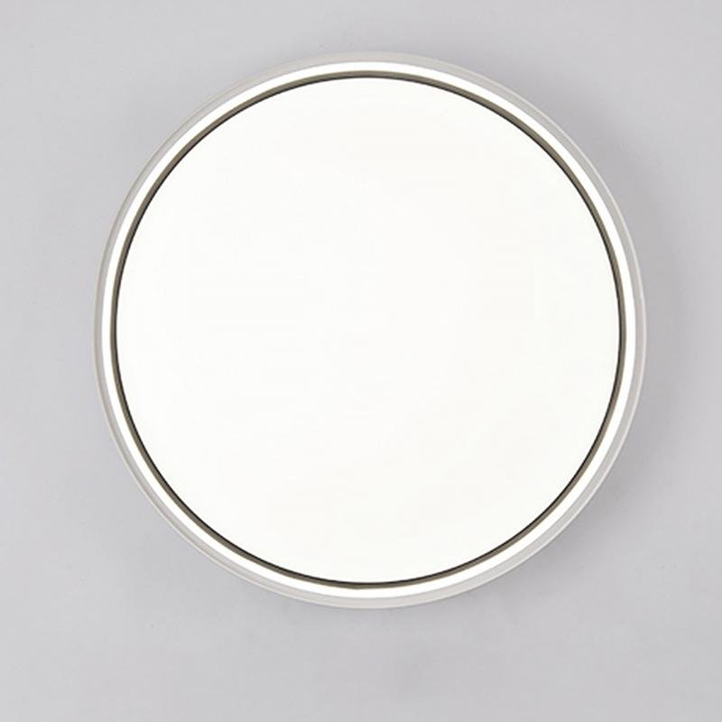 16'' Single LED Acrylic Circle Flush Mount Modern Lighting with Edge