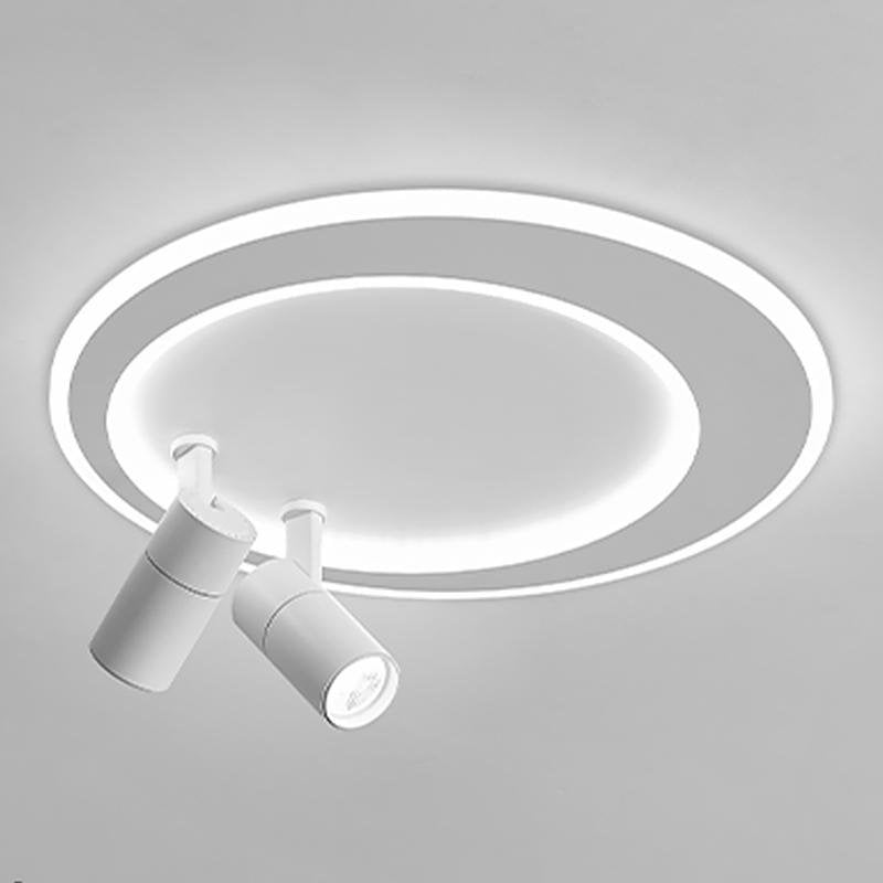 18'' LED Circular Flush Mount Modern Lighting with Spotlight