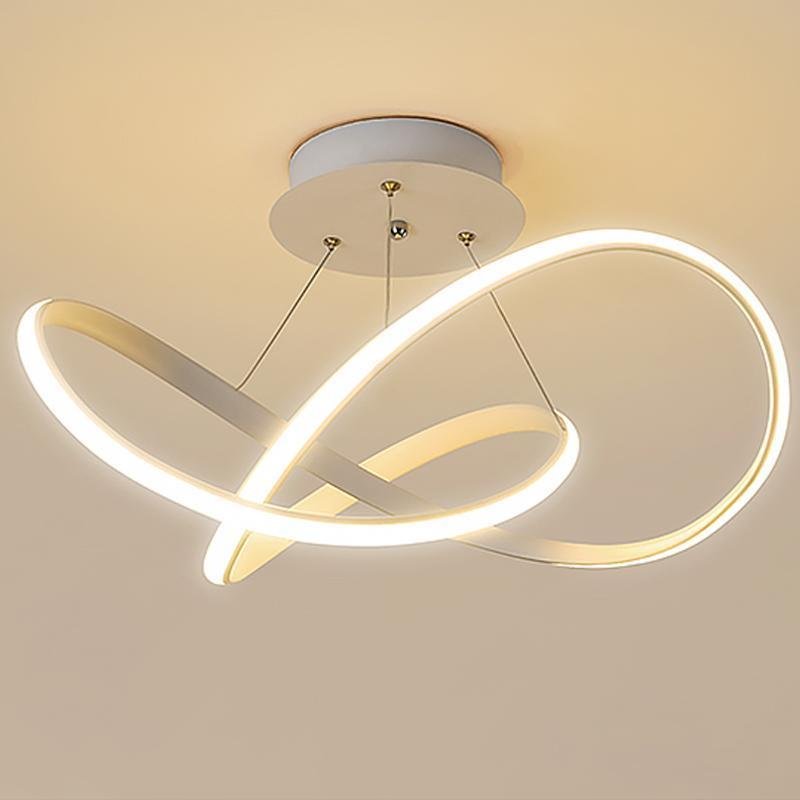 20'' LED Ribbon Modern Flush Mount Ceiling Lights for Living Room