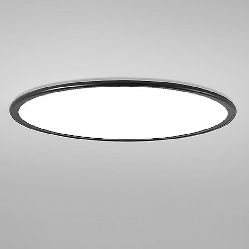 16'' Modern LED Ultrathin White Black Flush Mount Lights Circle Ceiling Lights