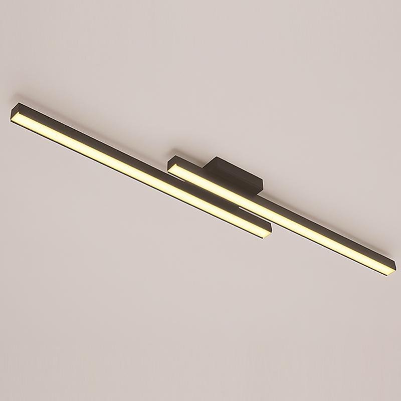 35'' Modern LED Rectangular Shaped Flush Mount Kitchen Lighting Ceiling Light